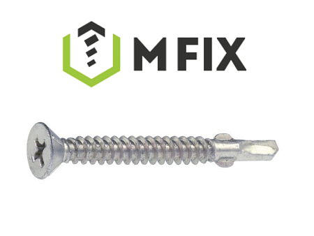 Саморез флюгель MFIX 4.8x50 цинк 200 шт