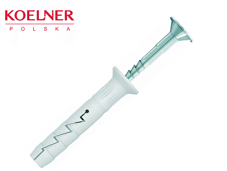 Дюбель-гвоздь с потайным бортиком KOELNER FX-L