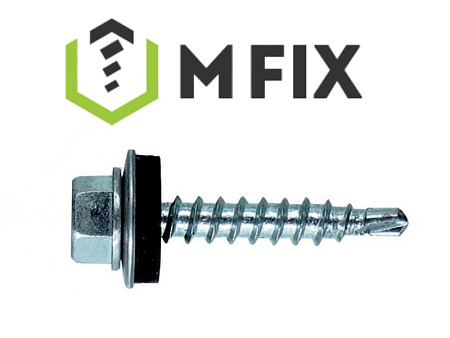 Саморез кровельный по дереву, оцинкованный MFIX