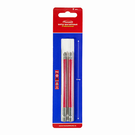 Бита PH2 127 мм TSUNAMI Professional (2 шт)