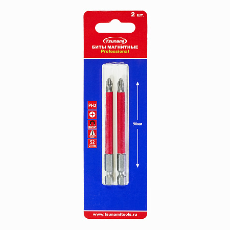 Бита PH2 90 мм TSUNAMI Professional (2 шт)